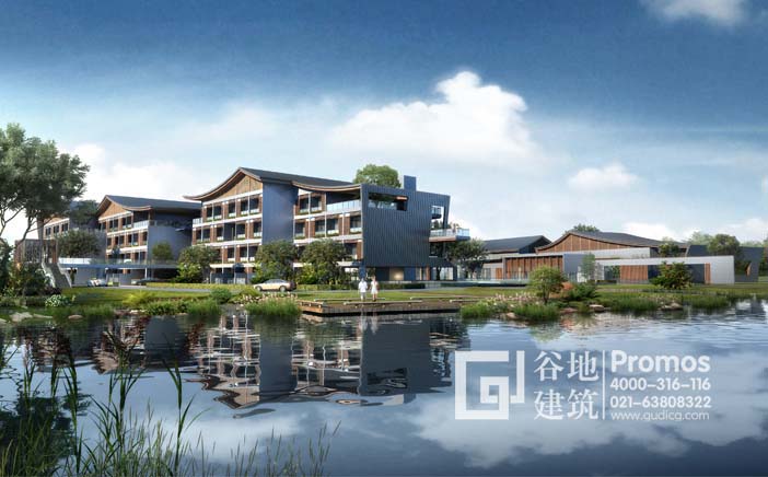 SU模型在建筑效果圖制作中常遇到的問(wèn)題建筑效果圖圖片一