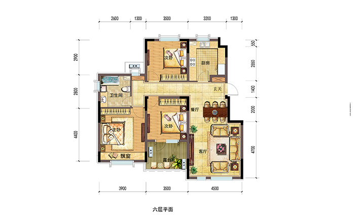 室內(nèi)平面效果圖制作二墻體的繪制圖