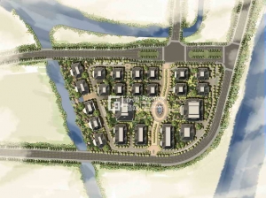 法式風(fēng)格住宅設(shè)計(jì)平面總圖