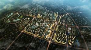 城市區(qū)域規(guī)劃設計效果圖