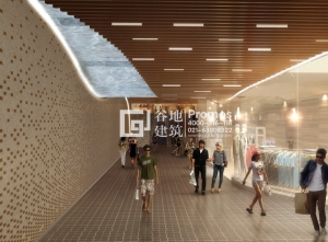 商業(yè)長廊室內(nèi)設(shè)計效果圖