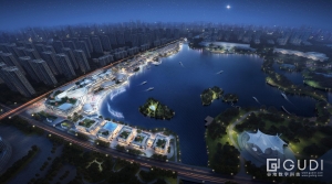 天明湖規(guī)劃效果圖
