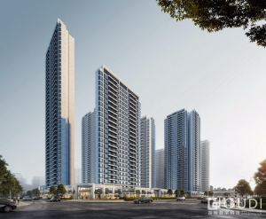崇仁路住宅沿街商業(yè)效果圖