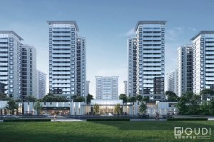南溪項目住宅沿街商業(yè)效果圖